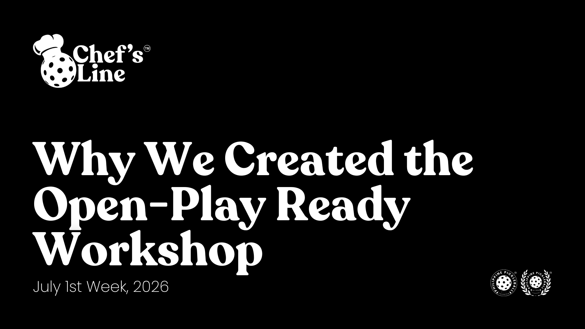 Kitchen Story #002: Why We Created the Open-Play Ready Workshop